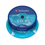Verbatim CD-R 25 pack 52x/700MB/Extra Protection