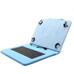 C-TECH puzdro s klávesnicou pre 9.7-10.1" tablet, modré
