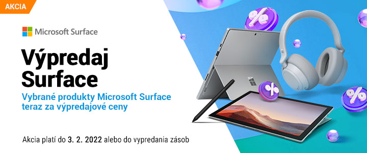 Vybrané Microsoft Surface za skvelé ceny